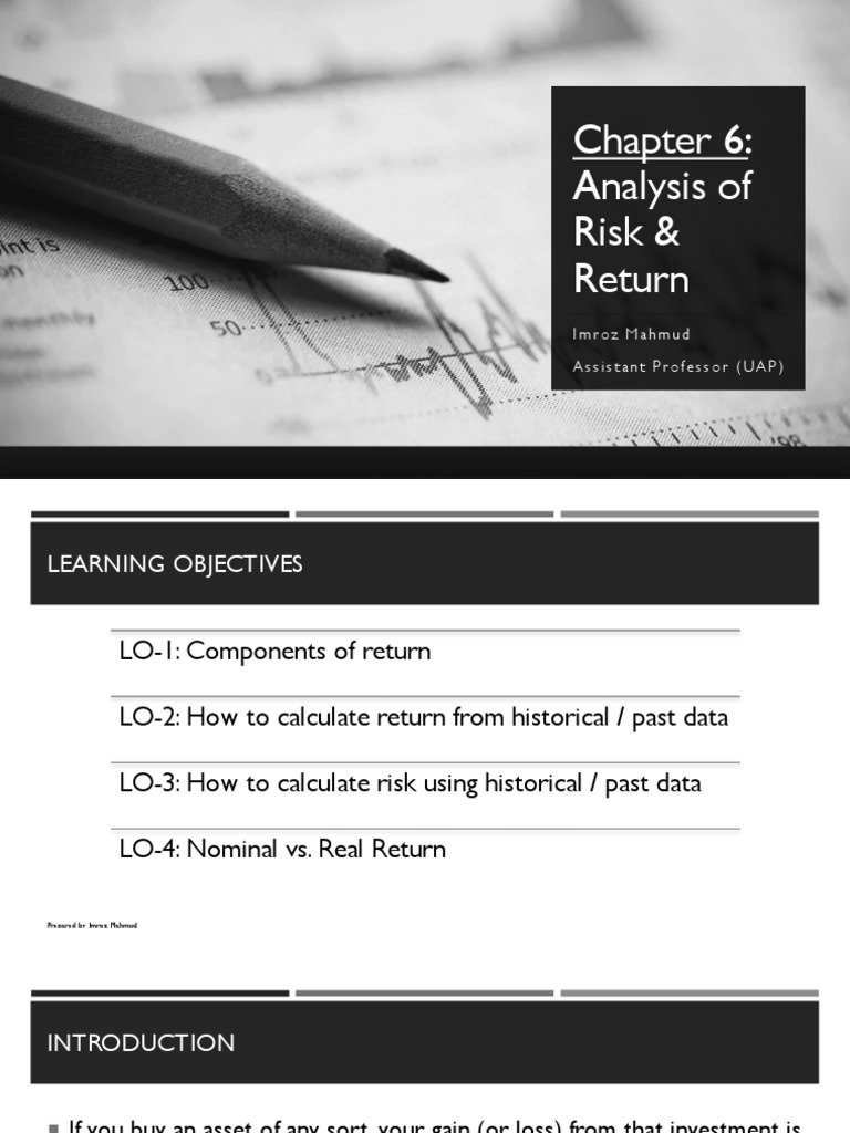 Total Return Rate Analysis | PDF | Standard Deviation | Yield (Finance)