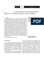 (23350245 - Balkan Journal of Dental Medicine) The Role of Parental Education in The Dental Heal