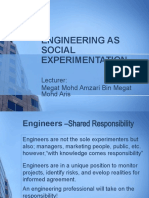 Chapter 4 - Engineering As Social Experimentation
