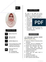 Uni Afifah's CV: Chemical Engineering Supervisor