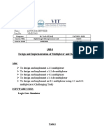 LAB-5 Design and Implementation of Multiplexer and De-Multiplexer