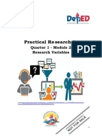 Practical Research 2: Quarter 1 - Module 2 Research Variables