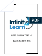 Neet Grand Test - 2 - 30-08-2021