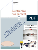 Electronics Assignment: Designing A Circuit To Convert AC Signals To DC Signals .