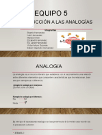 EQUIPO 5 Analogias