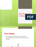 Past Simple, Past Continuous