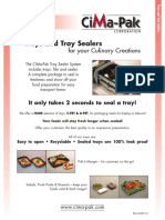 Trays and Tray Sealers: For Your Culinary Creations