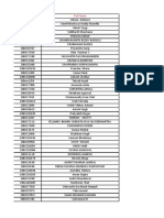 Registration Number Full Name