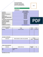 Formato Hoja de Vida Graduación Ing. TELEINFORMATICA