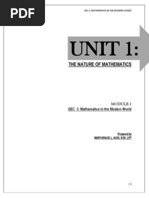 Module-1_Patterns-and-Numbers-in-the-World