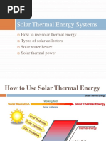 Chapter 5 Solar Thermal Energy