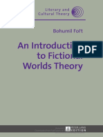 An Introduction to Fictional Worlds Theory] an Introduction to Fictional Worlds Theory