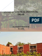 ISI Delhi Placement Brochure