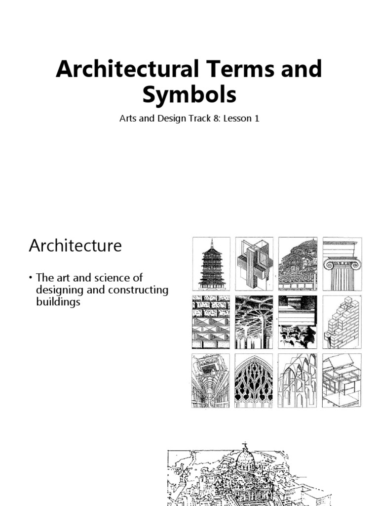 Architectural Terms And Definitions Pdf Window Door 