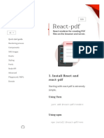 React-Pdf: React Renderer For Creating PDF Files On The Browser and Server
