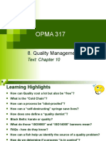 OPMA 317 08 Quality Management & Control V7