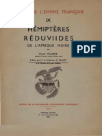 Hémiptères Réduviides: DE L'Afrique Noire