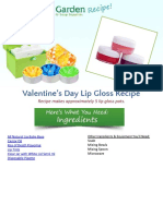 Valentine's Day Lip Gloss Recipe