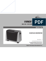 Owner'S Manual: Bdh-450 / 550 Bucketless Dehumidifier