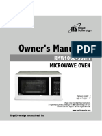 Owner'S Manual: Microwave Oven