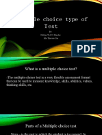 Multiple Choice Type of Test