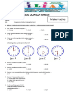 Soal Matematika Kelas 2 SD Bab 4 Pengkuran Waktu, Panjang Dan Berat Dan Kunci Jawaban (Www.bimbelbrilian.com)
