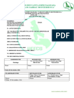 Informe Incial de Psicología