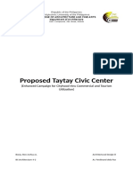 Proposed Taytay Civic Center tackles insufficiencies