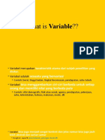What is Variable