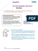 Guidelines For Passing The Ielts: Reading