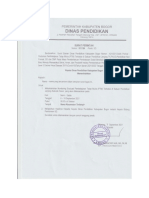 Surat Perintah PTM Disdik