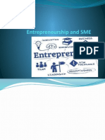 Entrepreneurship and SME