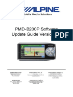 PMD-B200P Software Update Guide Version 2.0