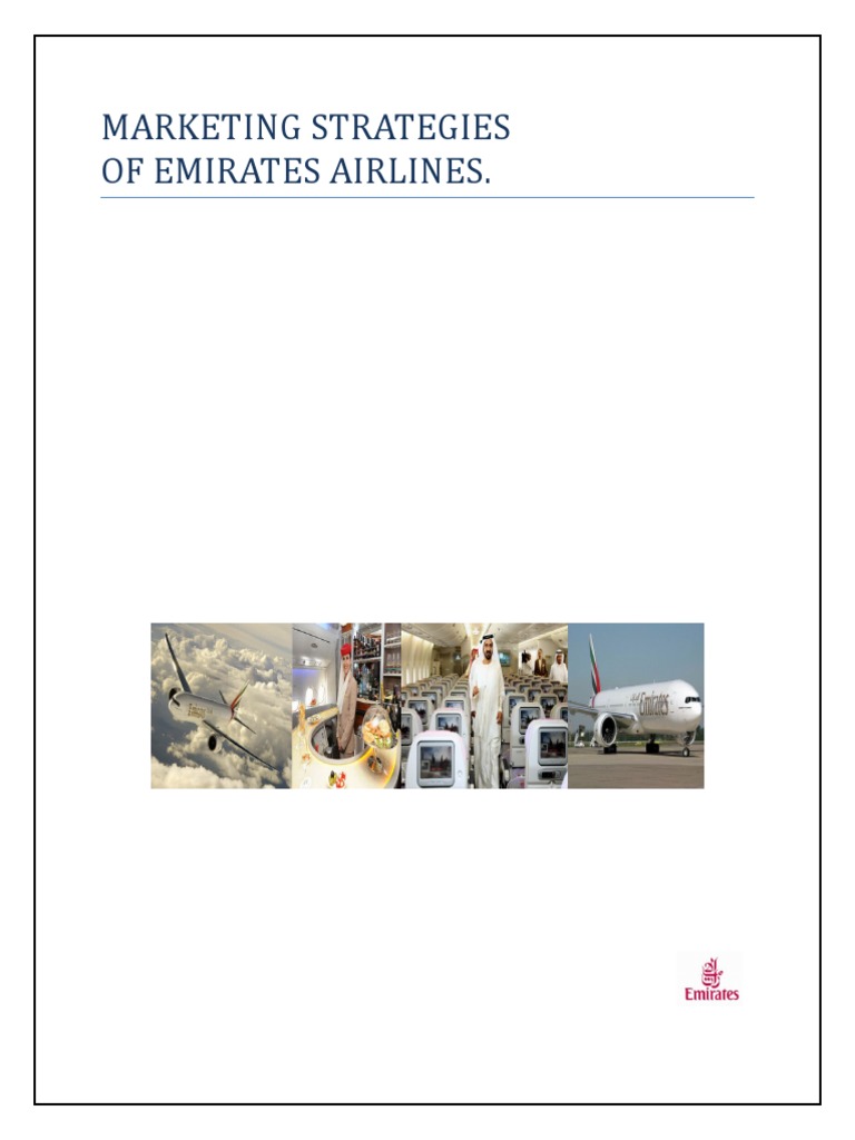Marketing Strategies of Emirates Airlines PDF Emirates (Airline