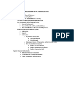 Finmark Notes Overview of Financial Systems Financial Instruments