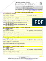 Registration Form Bali International Choir Festival