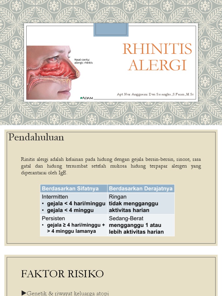 Penatalaksanaan Rhinitis Alergi | PDF