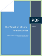 The Valuation of Long-Term Securities