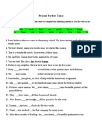Present Perfect Simple Exercises Level 5 and 3
