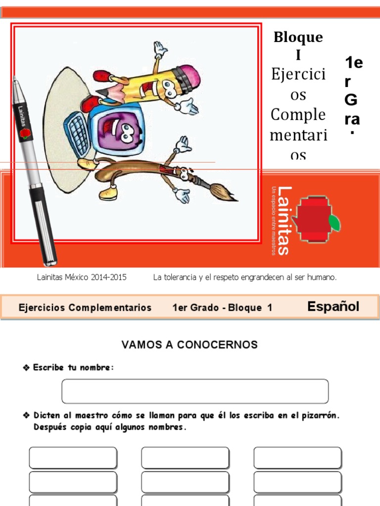 Cuadernillo Primer Grado | PDF