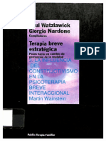 Wainstein, M. (2000) - "La Influencia Del Constructivismo en La Psicoterapia Breve Interaccional"