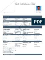 Student Credit Card Application Details