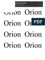Orion August Marvel Milin G-Won Minin Project Nara Wansai Jacky Bhamie Jigsaw Amy Jenson Repeated Words Document