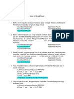 Soal Soal Latihan Materi 1-7