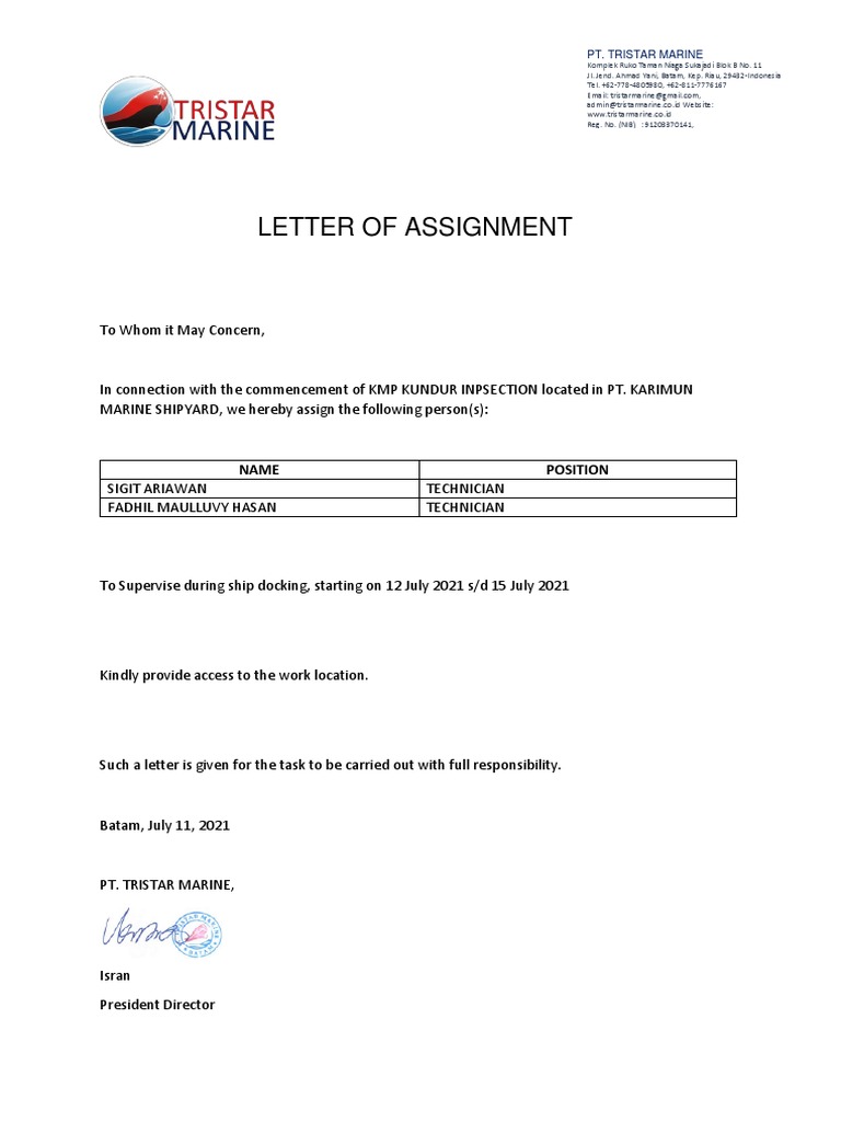 Assignment Letter 3 | PDF