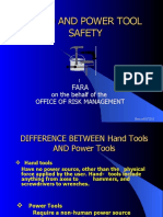 Hand and Power Tool Safety