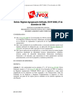 DS 24463 Regimen Agropecuario Unificado