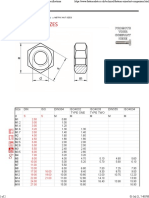 Size DIN ISO DIN934 ISO4032 ISO4033 DIN555 ISO4034 Type One Type Two D M M M M M