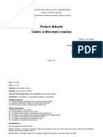 proiect didactic l rom cl 3