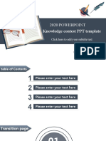 2020 Powerpoint: Knowledge Contest PPT Template